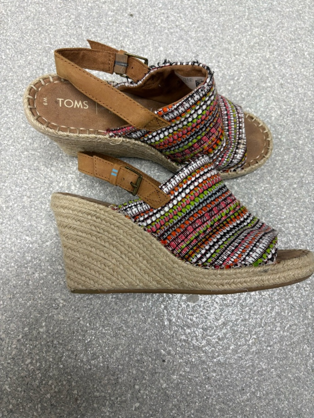 Toms Women's Monica Wedge size 9 - Picture 4 of 4